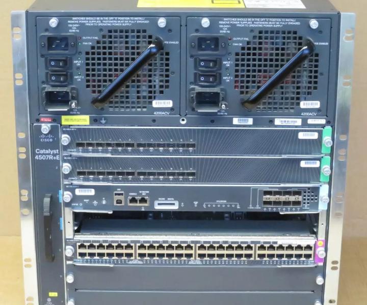WS-C4507R 48-Port 12-Port