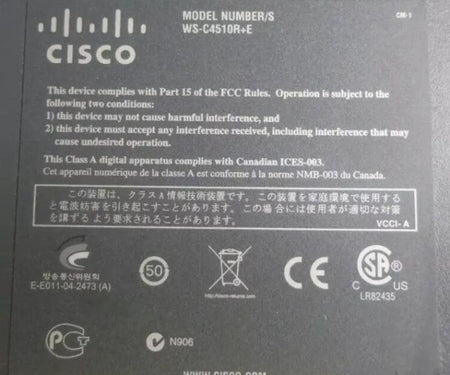 WS-C4510R WS-X45-SUP7-E