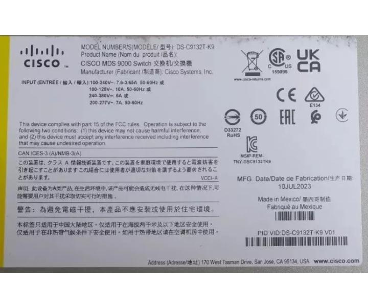 DS-C9132T-K9 9132T 32Gb