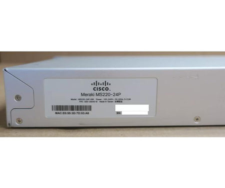 MS220-24P 1GbE RJ45