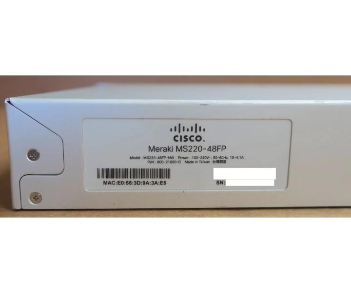 MS220-48FP 1GbE 1GbE