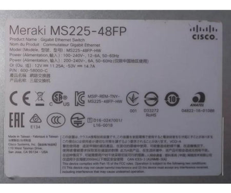 MS225-48FP 1GbE 10Gb