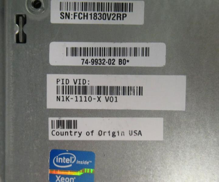 1110-X N1K-1110-X 8-Core E5-2650 00GHz 64GB