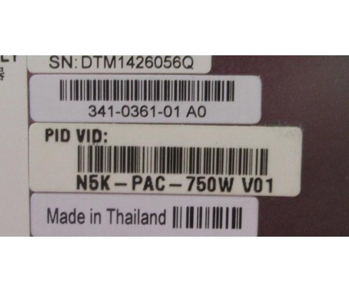 N5K-PAC-750W 341-0361-01 750W