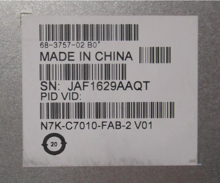 N7K-C7010-FAB-2 68-3757-02 N7K-C7010