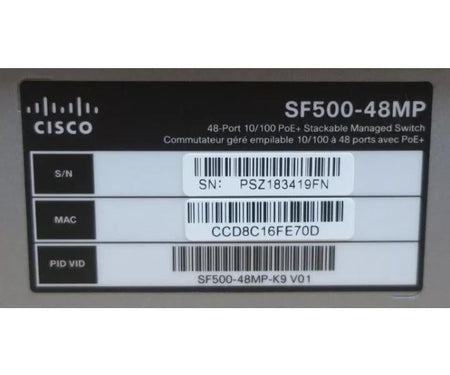 SF500-48MP 48-Port SF500-48MP-K9