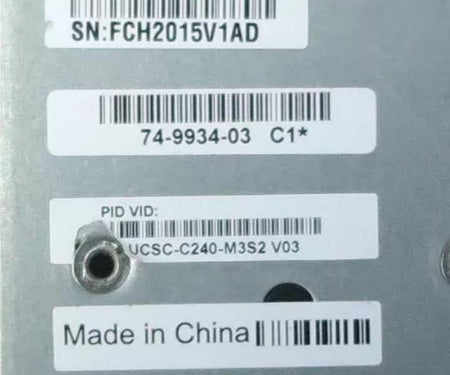 UCS-C240-M3S E5-2630Lv2 4GHz 128GB