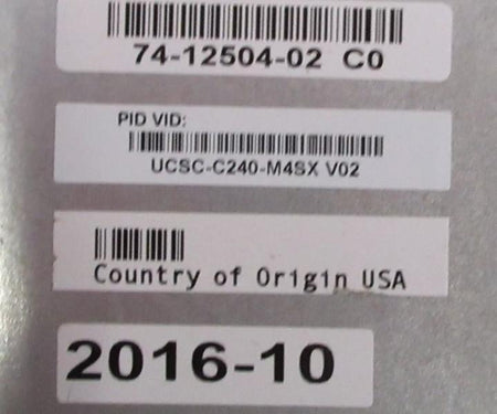 UCSC-C240-M4SX E5-2640v4 10Core 128GB
