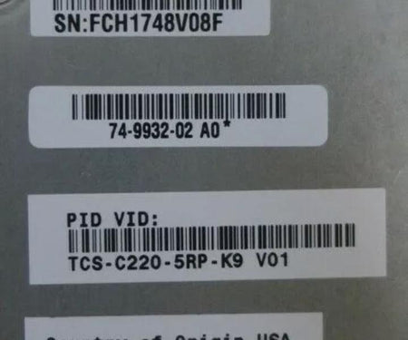 E5-2609 8-Bay C220 4GHz 32GB 600GB