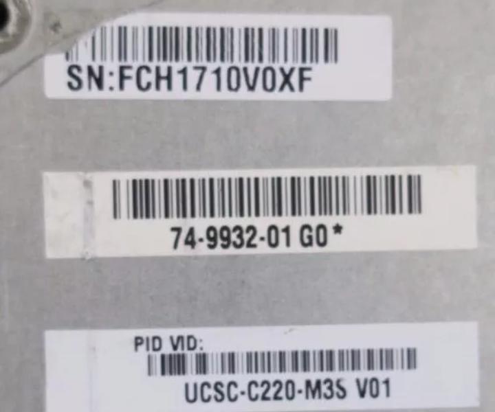 UCSC-C220-M3S E5-2643 C220 30GHz 600GB 24GB