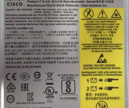 UCSC-C220-M4S C220 RJ45