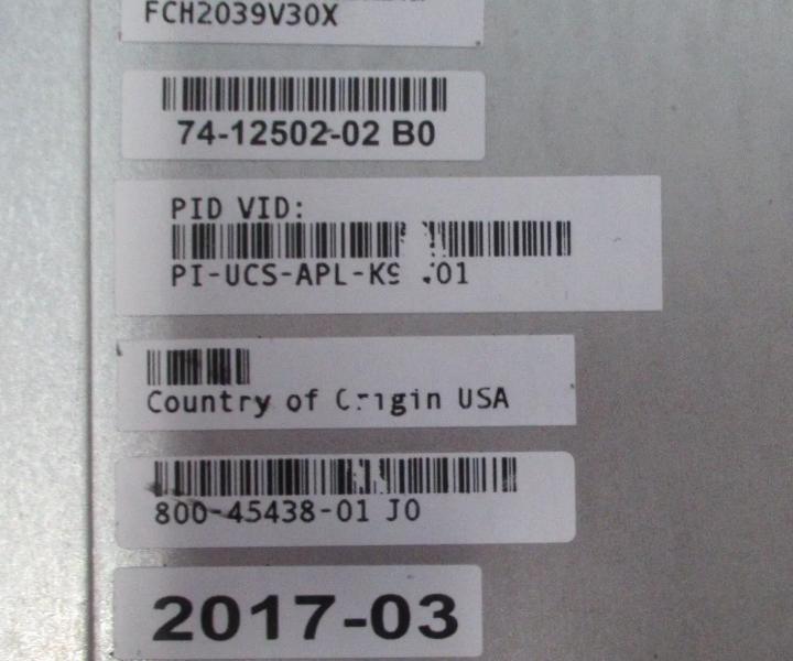 UCSC-C220-M4S E5-2650v3 C220