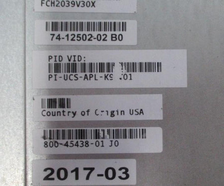 UCSC-C220-M4S E5-2650v3 C220