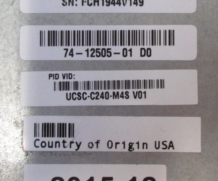 E5-2623v3 UCSC-C240-M4S C240 32GB