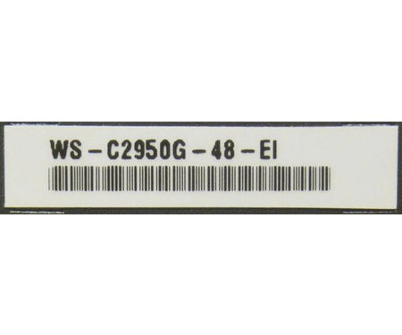 WS-C2950G-48-EI 48x10 2xGBIC