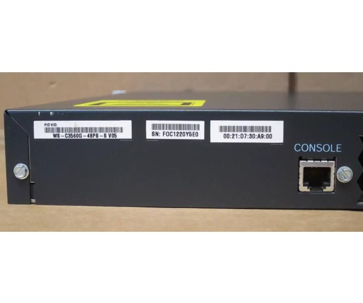 WS-C3560G-48PS-S 48-Port 1GbE