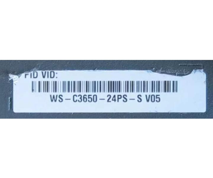 WS-C3650-24PS-S 1GbE