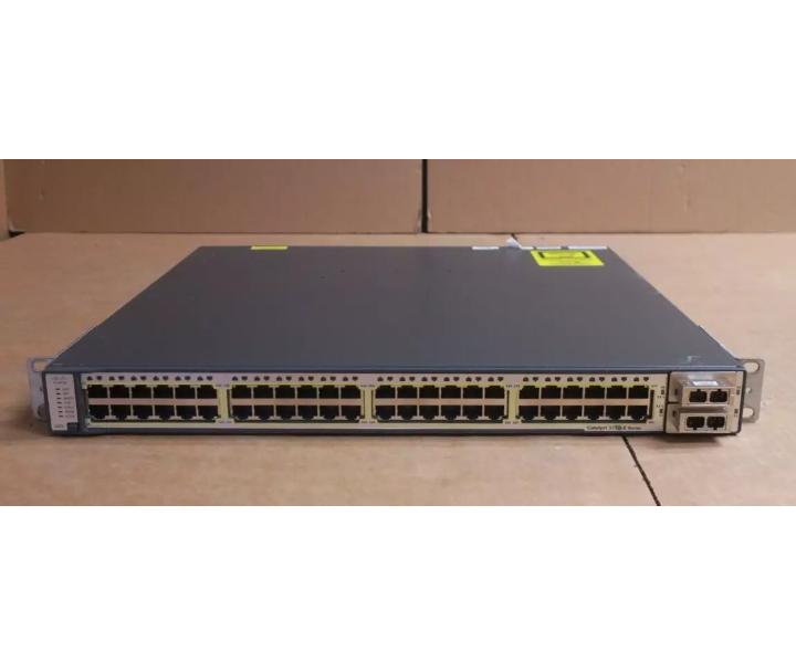 WS-C3750E-48TD-S X2-10GB-SR-C RJ45 10GE