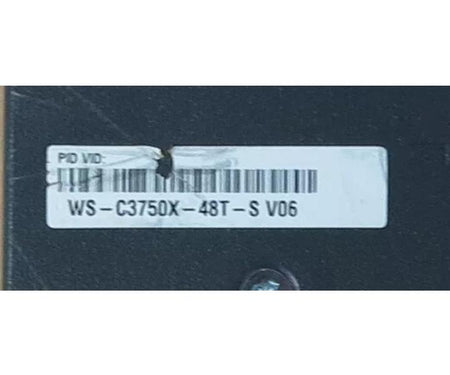 WS-C3750X-48T-S 48-Port