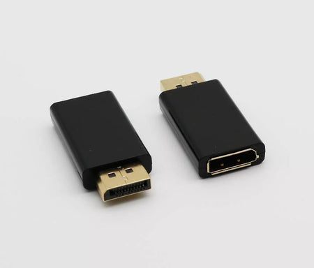 Computer Display Port DP Male to DP Female Port Extender Adapter Black Connector