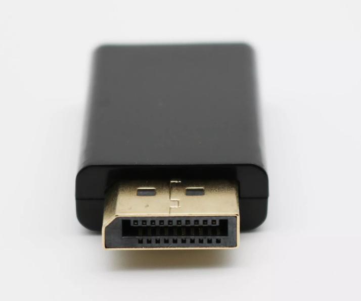 Computer Display Port DP Male to DP Female Port Extender Adapter Black Connector