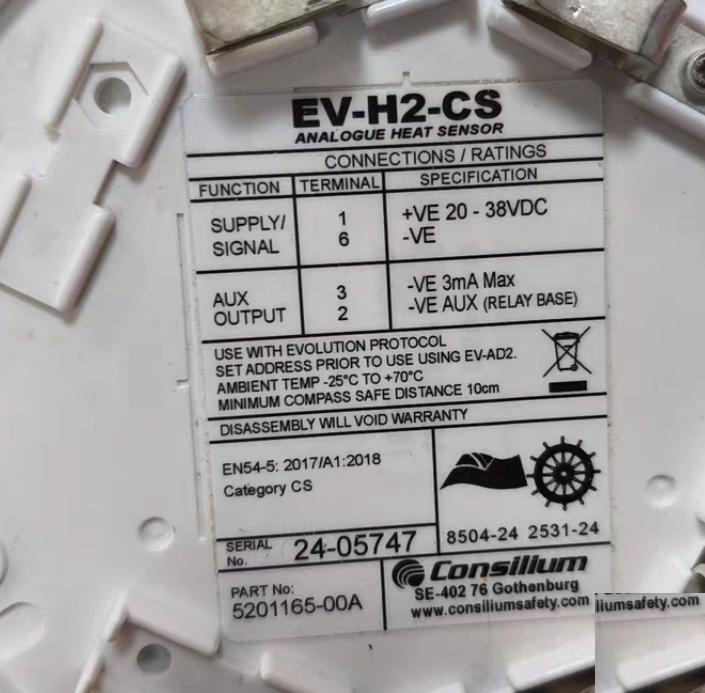 Consilium EV-H2-CS 5201165-00A