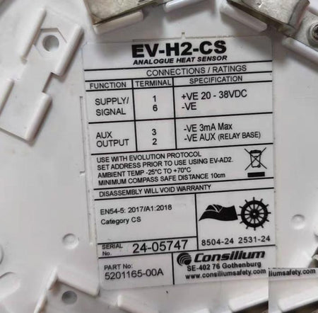Consilium EV-H2-CS 5201165-00A