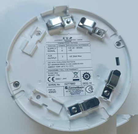Consilium EV-P 40020 -25℃ 70℃ IP42 EN54-7 Evolution