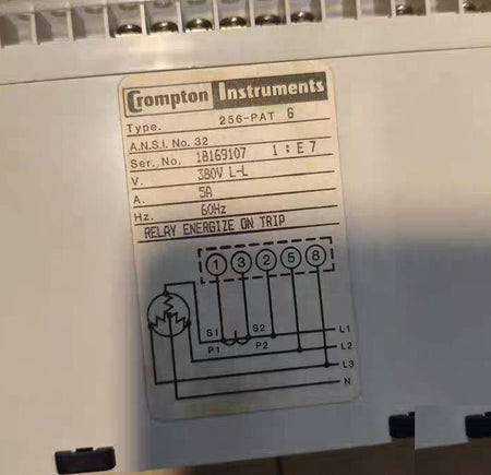 Crompton Instruments 256-PAT 380V 5A 60Hz