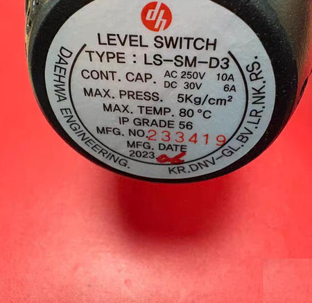 DAEHWA LS-SM-D3 LS-SM-D3 2023 AC250V 10A DC30V 6A 5kg cm² 80℃ IP56