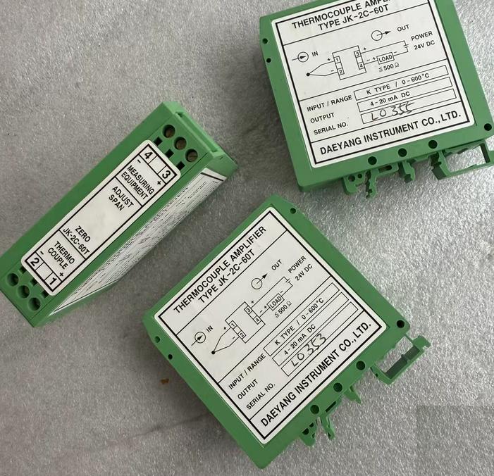 DAEYANG JK-2C-60TK 0-600℃ 4-20mA DC24V 500Ω 3