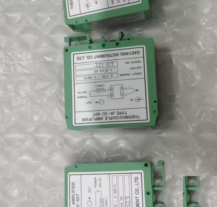 DAEYANG JK-2C-60TK 0-600℃ 4-20mA DC24V 500Ω 3