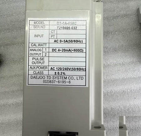 DAE JOO DT-1A-A1AC AC 0-5ADT-1V-A1AA AC 0-150vDT-