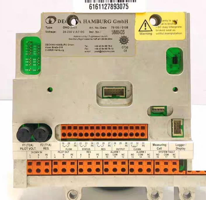 DECKMA HAMBURG OMD-2005 Bilge Alarm Oil Content Meter