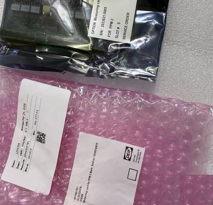 DEIF 10445007800 PPM-3 SLOT 5 SERVIE ORDER 319394
