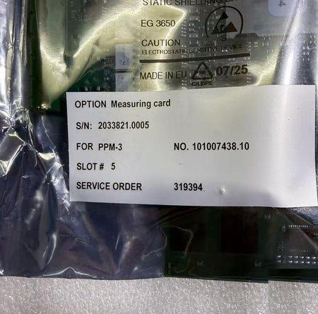 DEIF 10445007800 PPM-3 SLOT 5 SERVIE ORDER 319394