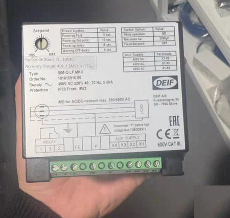 DEIF SIM-Q LF MKII 40101916150 AC DC 690 400V IP20