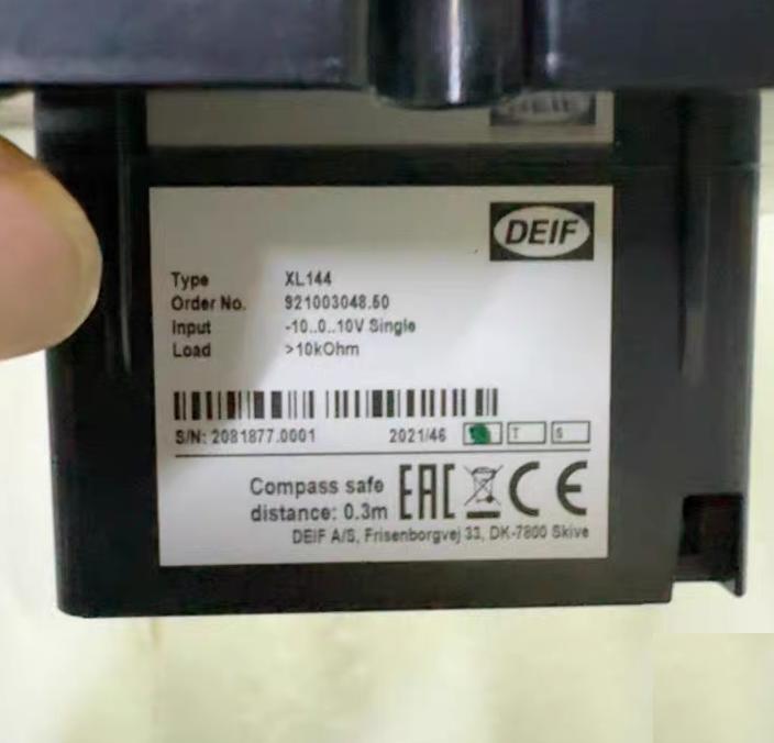 DEIF XL144 921003048 50 -10 0 10V 40