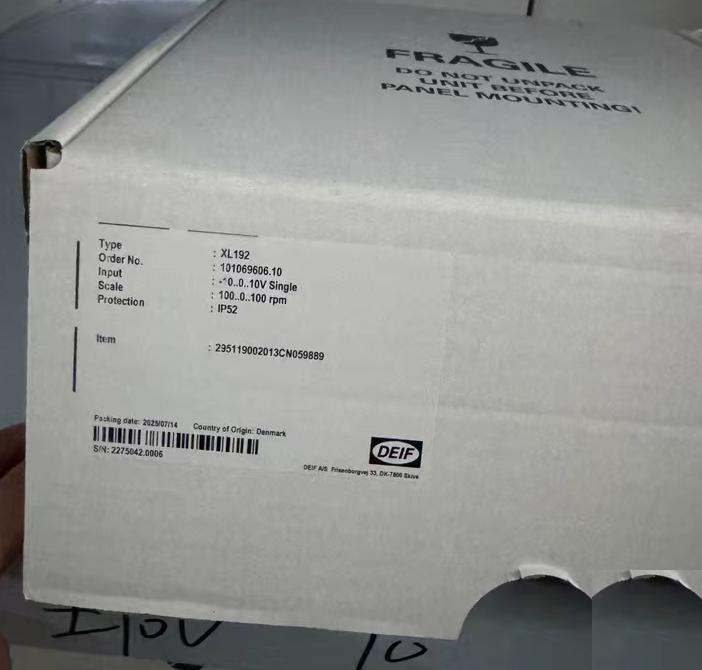 DEIF XL192 -10 0 10V 0-100 rpm IP52