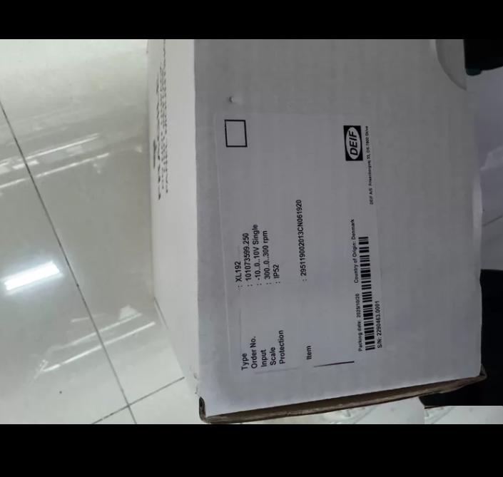 DEIF XL192 -10 0 10V 0-300rpm IP52
