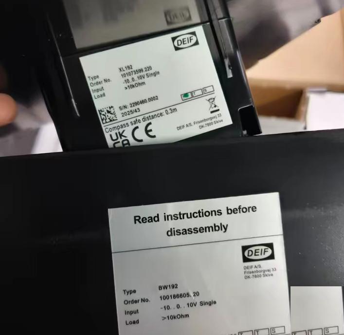 DEIF XL192 101073599 220 -10 0 10V 0-200rpm