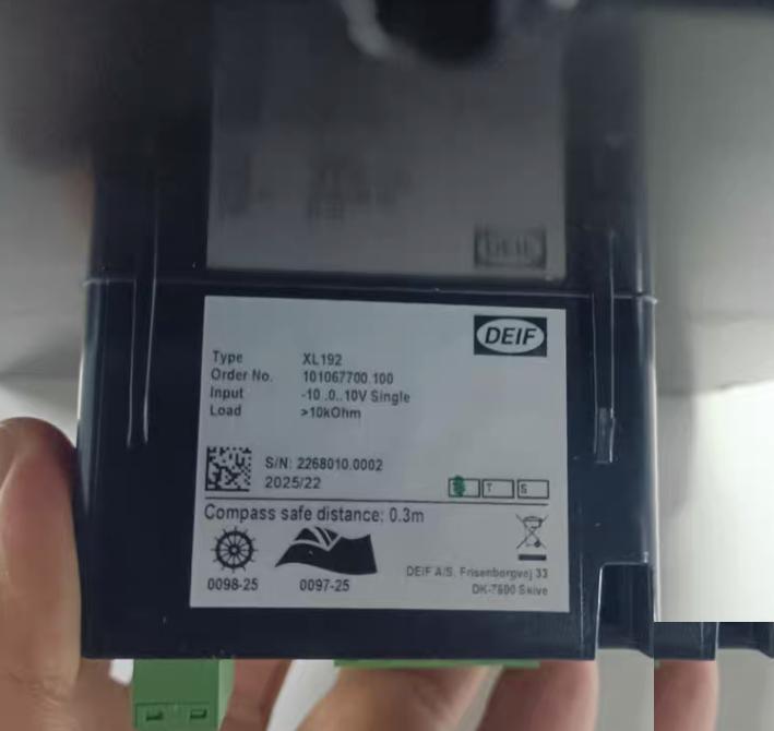 DEIF XL192 XL192 -10 0 10V -45 0 45 XL192