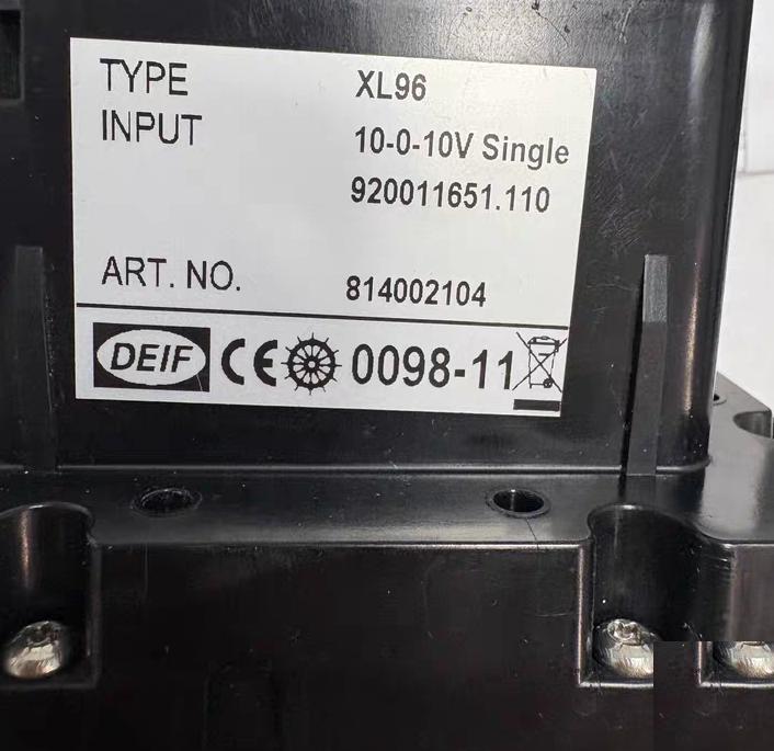 DEIF XL96 XL96 10-0-10V Single -50 50