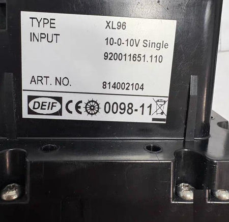 DEIF XL96 XL96 10-0-10V Single -50 50