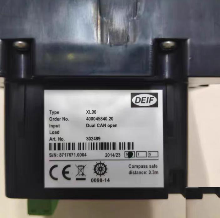DEIF XL96 XL96 Dual CANopen Dual CAN open 0-100rpm AHEAD ASTERN