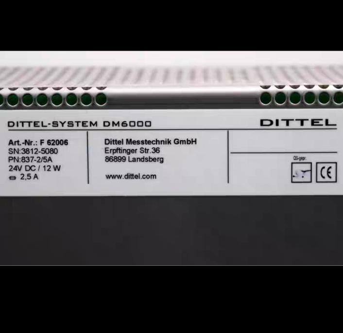 DITTEL DM 6000 MARPOSS F 62006 24 VDC