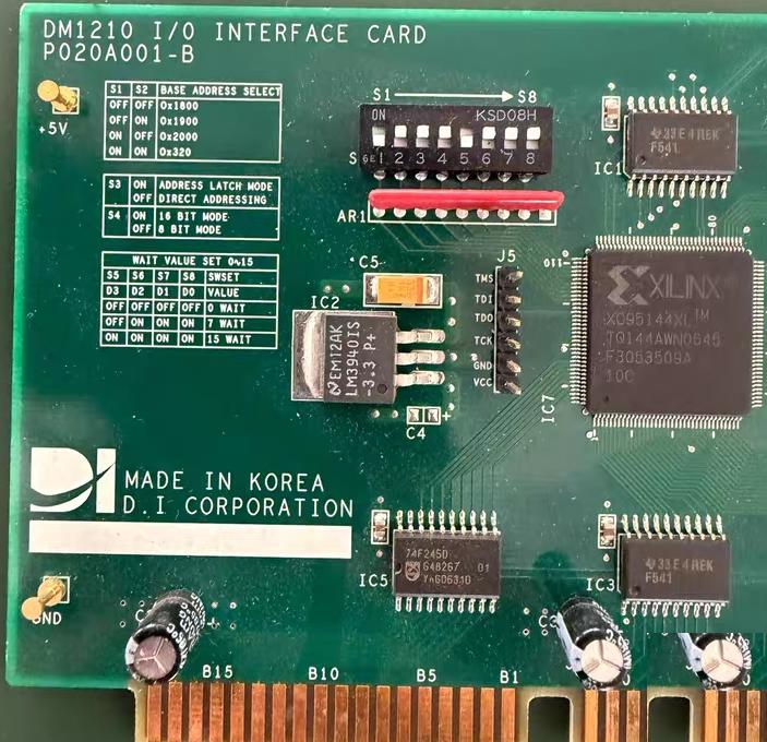 DM1210 I 0 INTERFACE CARD