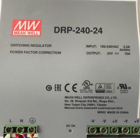 DRP-240-24 12V 48V 10A AC DCNDR-480-24 24V 480W20A PLC DRP