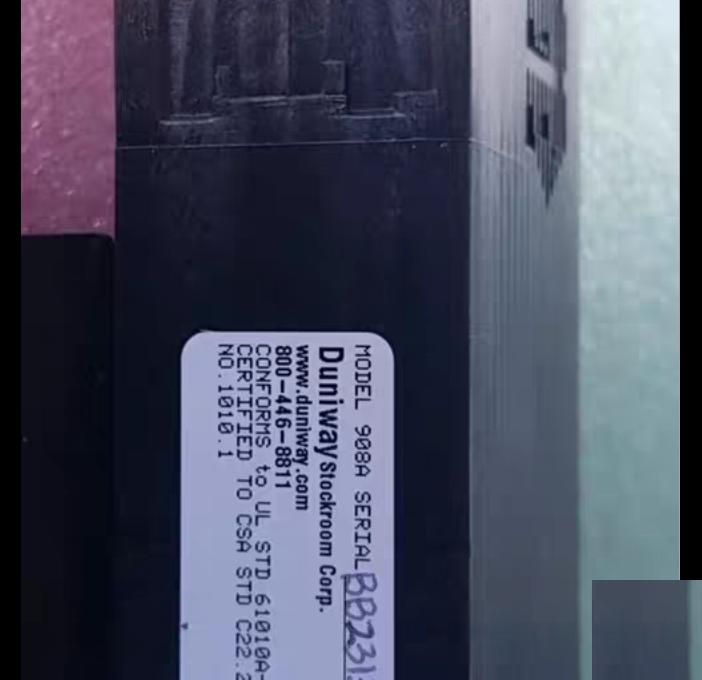DUNIWAY TERRA-908A CDG MKS PDR2000 2 2 10000 1 13 0 98 8672