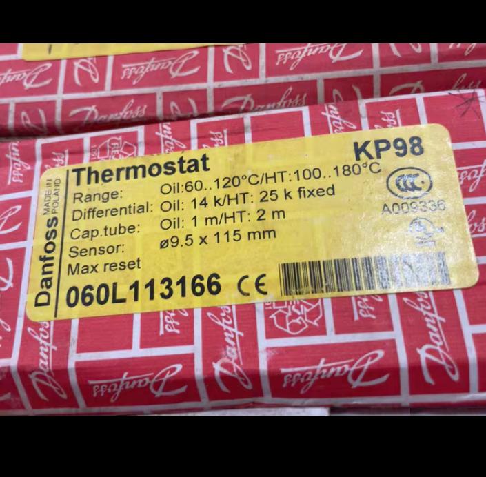 Danfoss KP98 060L113166 60-120℃ 100-180℃ 14k 25k 9 5x115mm